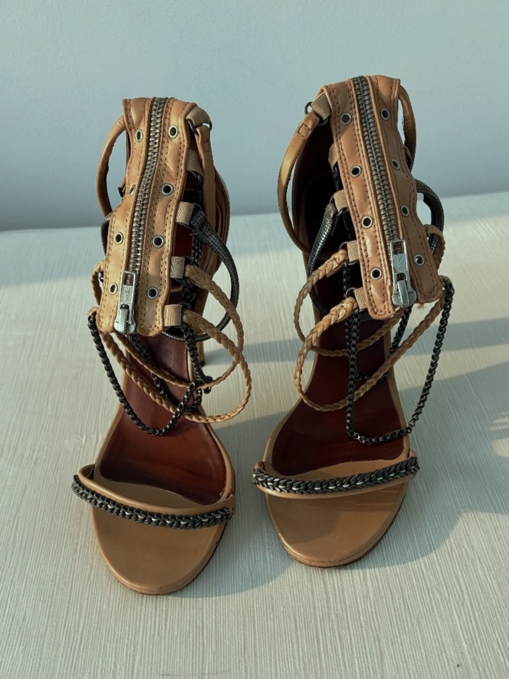 Isabel Marant Rio Chain Cage Sandals EU 38 US 7.5 - Picture 4 of 9